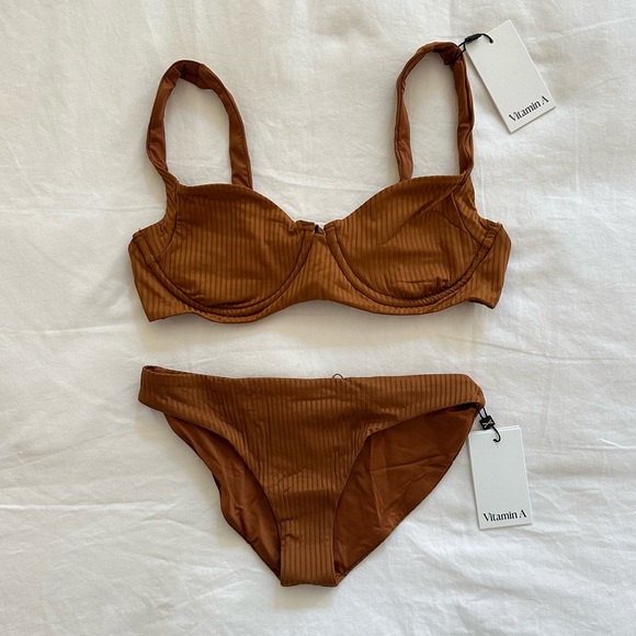 Vitamin A Swim Vitamin A Bikini Set Ribbed Poshmark